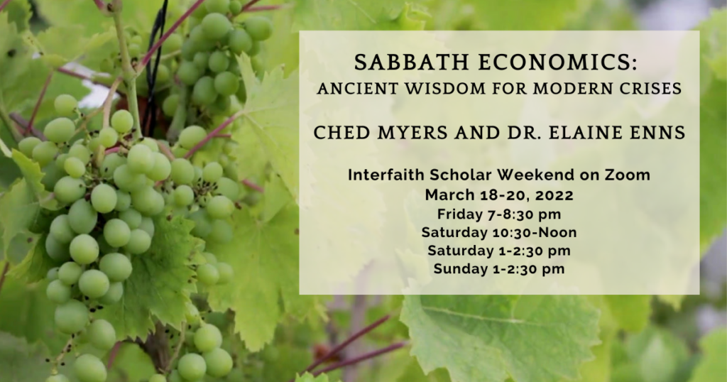 announcement for sabbath economics seminar